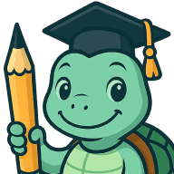 Tutle AI Math Tutor Logo - Educational App for Kids